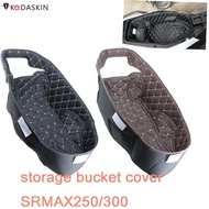 Kodaskin Motorcycle Leather Storage Box Seat Storage Bucket mat Blanket Modified for SRMAX 250 300 SR MAX300 sr max 250 300