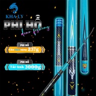 Dino Fishing Flying Tiger Hand Fishing Rod, 6h Single Pole Fishing Rod 19i High Quality Carbon CD-11