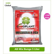 Nutrisi Hidroponik Ab Mix Bunga Goodplant 5 Liter
