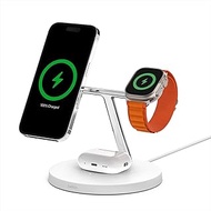 Belkin 3 in 1 Wireless Charging Stand with MagSafe WHITE