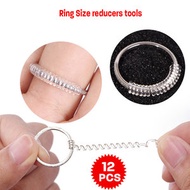 【12條裝】戒指大小調節 隱形環 尺寸調節器 隱形透明彈簧繩防滑固定 戒指調節器 隱形防滑魚線戒指改小圈