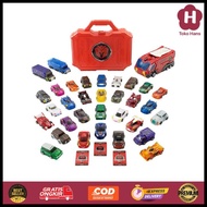 Mecard Bag Contains 15Pc Mecard Carry Case Car Diecast Suitcase