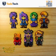 Stardew Valley NPC Pixel Bead Keychain | Pixel Art Fuse Beads