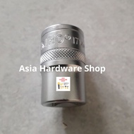 MATA 17 mm 1/ 2 Inch Socket Bit TEKIRO 1/ 2" 6PT 17mm Socket Bit