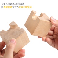 Toy Wooden Rolling Ball Building Blocks Toy Large Blocks Rolling Ball Music Toy