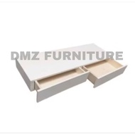 2-Door Drawer Wall Shelf, Double Drawer Shelf