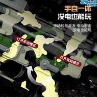 M249大鳳梨手自一體電動連發兒童自動玩具M416突擊專用軟彈槍