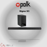 Polk Audio Signa S3 Universal TV Sound Bar and Wireless Subwoofer System