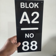 House Number Minimalist House Number/ House Number Plate/