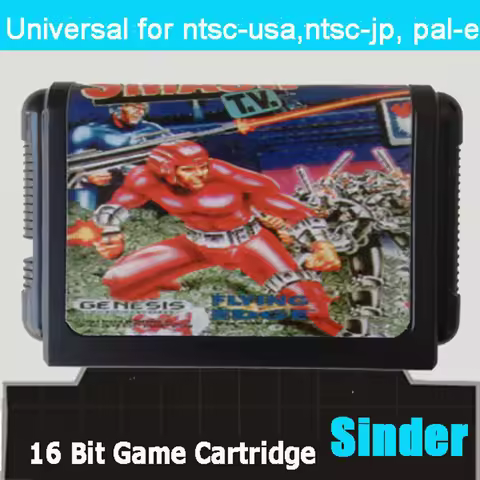 SUPER SMASH TV 16bit MD Game Card For Sega Mega Drive For Genesis