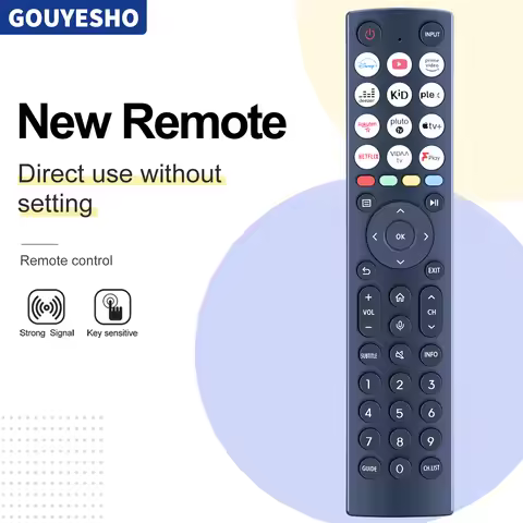 New ERF2K36H(0011) Remote Control For Hisense TV 55E7KQTUK 55E7KQTUK PRO 55U6KQTUK