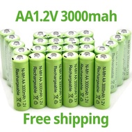 2025 New 1.2V 3000mAh Ni MH AA Rechargeable Battery Rechargeable Ni MH AA Rechargeable Toy Microphon