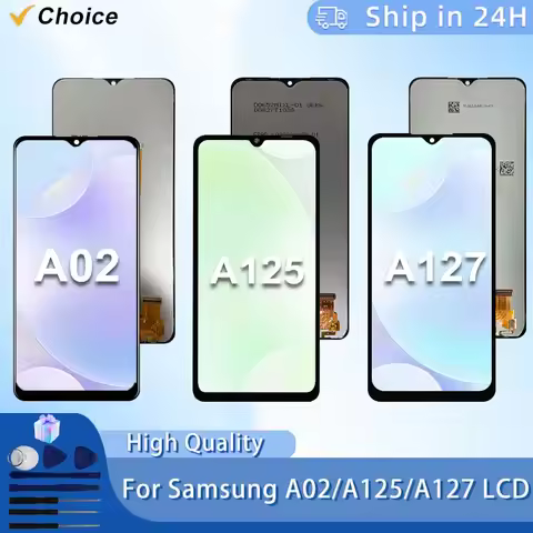 IPS For Samsung Galaxy A02 LCD A022G Display Touch Screen Digitizer Assembly For Galaxy A12 A125N LC