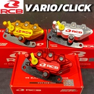 RCB CALIPER VARIO 150 CLICK CALIPER 2 POT RCB FRONT/DEPAN ORIGINAL RED GOLD SILVER CALIPER RCB VARIO