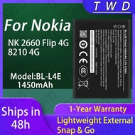 BL-L4E BLL4E Large capacity Battery For Nokia NK 2660 Flip 4G/8210 4G Batteries New High Quanlity