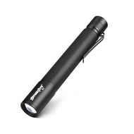 LED Strong Light Flashlight Outdoor Retractable Pen Clip Pen Light Small Flashlight