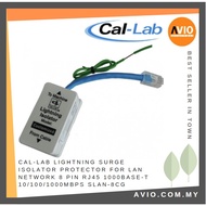 CAL-LAB Callab Lightning Surge Isolator Protector for LAN IP Network 8 Pin RJ45 1000Base-T SLAN-8CG