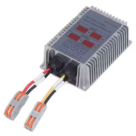 Solar Battery Charge Controller Adjustable Waterproof MPPT Solar Battery Charge Controllerwith Displ
