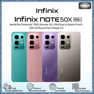 INFINIX NOTE 50X | Mediatek Dimensity 7300 | 5500mAh Battery | 45W charging | Original Set