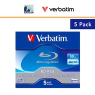 Verbatim BD-R DL 50GB 6X Blu-ray Dual Layer Jewel Case [5pcs]