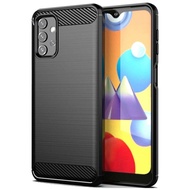 Armor Carbon TPU Case Samsung Galaxy A32 5G - Casing Black Soft Cover