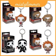 Realistic Funko Pop Keychain Pendant Chucky Pennywise Elvira And Castile