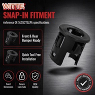 WITTE 4PCS Parking Assist Sensor Bracket, ABS Black Parking Aid Sensor Trim, Tight 5LS52TZZAA Bumper