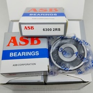 (10 PCS) BALL BEARING 6300ZZ ASB BEARING 6300-ZZ IRON CAP BEARINGOriginal