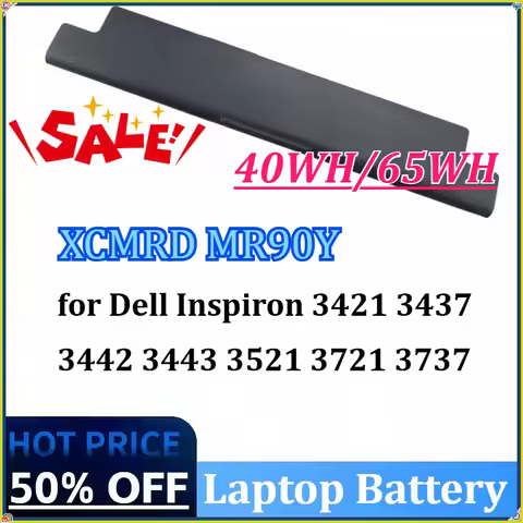 XCMRD MR90Y Laptop Battery for Dell Inspiron 3421 3437 3442 3443 3521 3721 3737 5421 5437 5537 3537