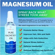 Pure Magnesium Oil | 100mL | Spray Bottle | Natural Source from Zechstein Sea