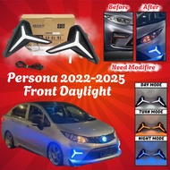 Custom Proton Persona 2022-2025 LED Daylight Foglamp Cover Front Bumper LED Spotlight DRL Fog Lamp