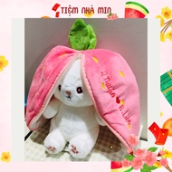 [Embroidered Name][Gift] Super cute Transforming Rabbit Doll, embroidered name upon request [DOU-07]