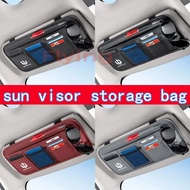 Leapmotor B01 B05 Car sun visor storage clip card bag car magnetic glasses clip holder leather Car l