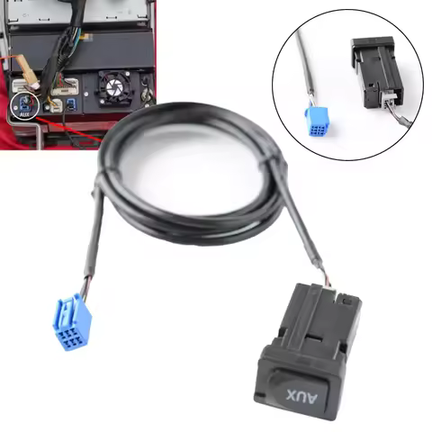 ​Car AUX Audio Interface 6Pin Cable 86190-53010 86190-06010 For Toyota For Lexus For Mark Levinson R