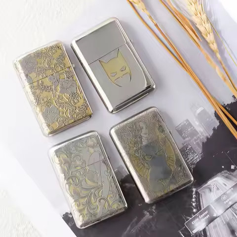ZORRO Z790 Double-sided Finely Carved Copper Shell Fuel Lighter Upgraded Version 3rd Generation High