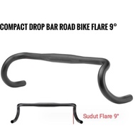 Compact Alloy Dropbar Roadbike Gravel Flare Handlebar RB Racing Bike