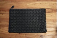 BOTTEGA VENETA 織紋皮革Pouch 黑色手拿包 BOTTEGA VENETA BV CLUTCH BAG BV袋