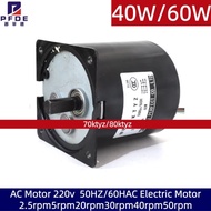 40W/60W 220v 70KTYZ/80KTYZ  AC Motor 50HZ/60H  Permanent Magnet Synchronous Motors 1.5RPM2.5RPM5RPM2