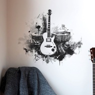 Guitar Piano Music Notes Music Room Decoration Stickers Bedroom Home Wall Decoration Wall Stickers