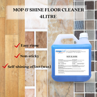 【4 Litre】Mop & Shine Floor Cleaner / Vinyl Floor Wax Cleaner /Sabun Pencuci Lantai / Mop Lantai Lici