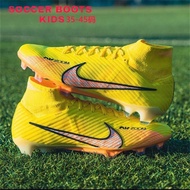 Soccer shoes boy kids Mercurial Superfly VIII elite FG 15 football shoes Children Outdoor light socc
