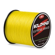 SOLOKING Braided Fishing Line 300m/500m/1000M 4 Strand Braided Line Super Strong Multifilament Fishi