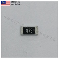 10PCS Taiwan-Grade 47k ±5%, 0805 SMD Resistor (473)