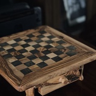 橄欖木國際象棋套裝 | 原木質感設計