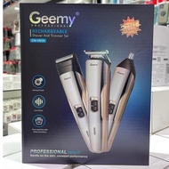 Geemy Gm-6659 RECHARGEABLE 3IN 1 SHAVER AND TRIMMER SET-6659 Grooming Hair Clipper.@