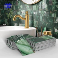 Wall Tiles Sticker 4"X 8" Peel and Stick Backsplash Wall Tiles Waterproof Kitchen and Bathroom Golde