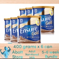 Ensure Gold Chocolate flavor.400grams x 6can(5-6weeks Bundle)Milk supplements for adult and senior.t