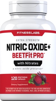 Nitric Oxide Beet Root Capsules | with Nitrates | 120 Count | Nitric Oxide Precursor | Beetfit Pro |