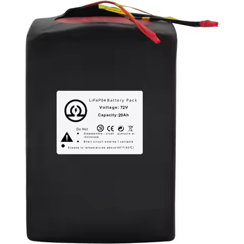 LiFePO4 Battery36V 48V 52V 60V 72V Ebike Battery 12AH 16AH 20AH 25AH 30AH 35AH 40AH 50AH LiFePO4 Bat
