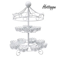 2 Layer-12 Count Carousel Cupcake Stand Holder Display Wedding Cake Cup Display Stand hottoppe.